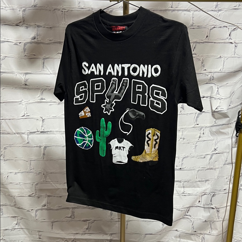 NBA San Antonio Spurs Graphic Black Tee